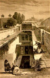 Hindoo Shrine at Allahabad - ILN 1881