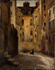 Hippolyte Guy - L'impasse des Bœufs - P1260 - Musée Carnavalet