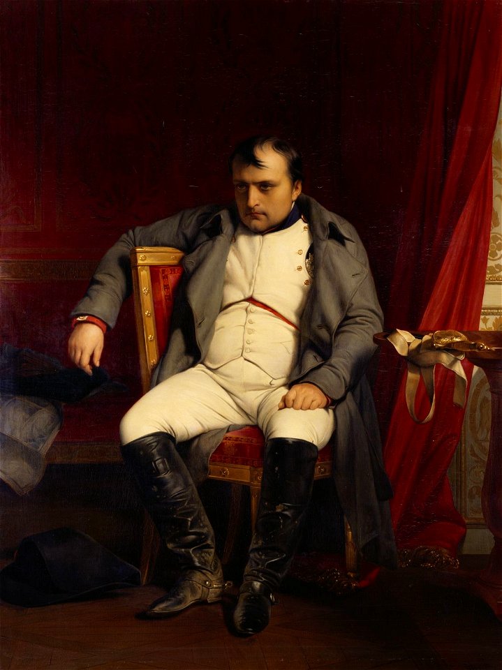 Hippolyte Paul Delaroche (1797-1856) - Napoleon at Fontainebleau, 31 March 1814 - RCIN 405838 - Royal Collection