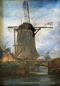 Hilgers Windmühle in Schidam@Albert-König-Museum20160911