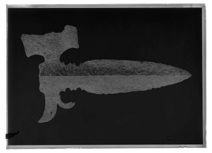 Hillebardklinga, jordfynd - Livrustkammaren - 43258-negative
