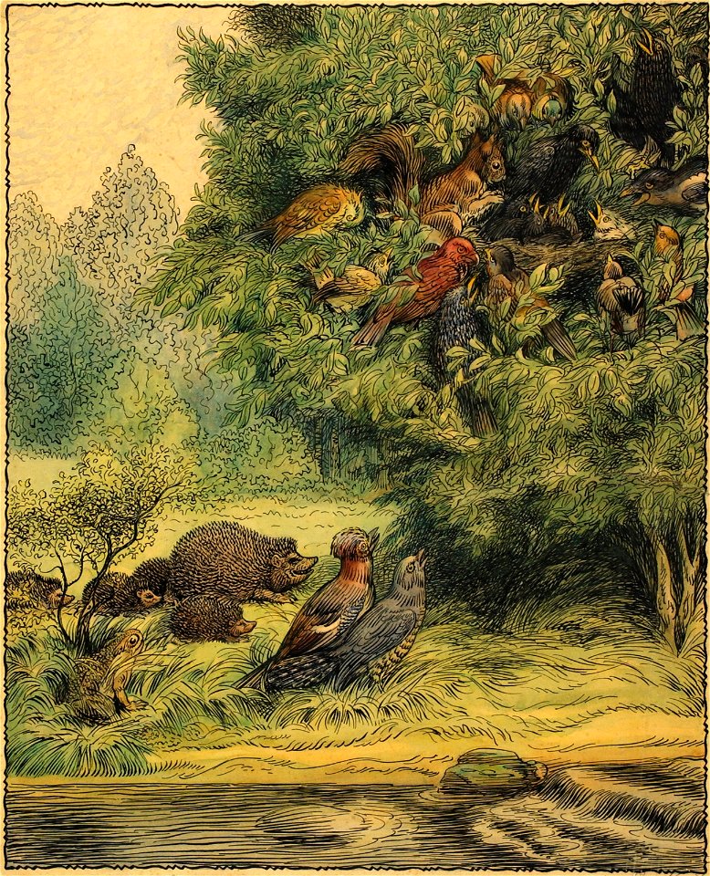 Hinko Smrekar - Kosi v gnezdu