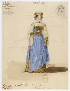 Hipollyte Lecomte - Guillaume Tell - No. 15b Mathilde (Mme Damoreau, 2e costume)