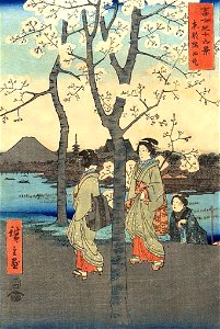 Hiroshige, 36 Views of Mount Fuji Series 7