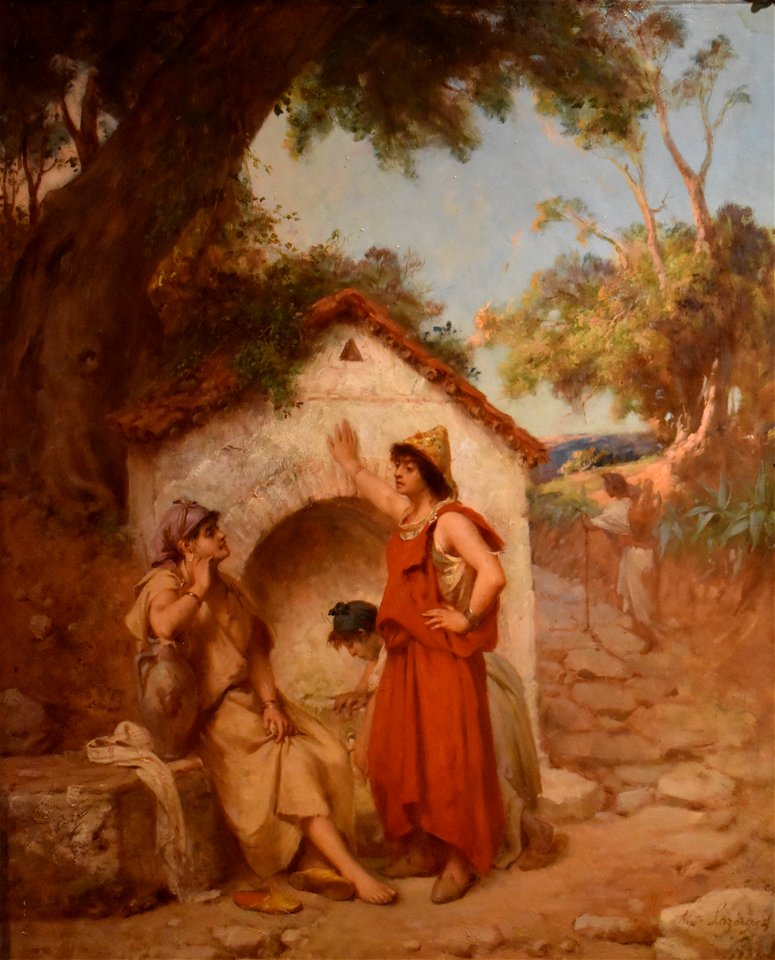 Hippolyte Lazerges - Algériennes autour de la fontaine 2