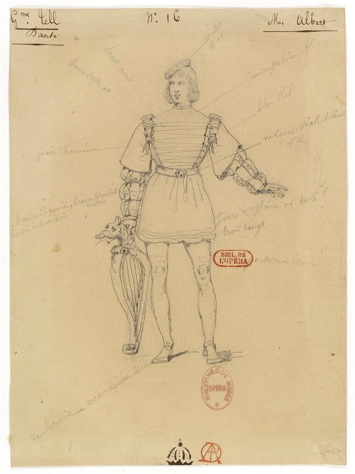 Hipollyte Lecomte - Guillaume Tell - No. 16 Danse (M. Albert)