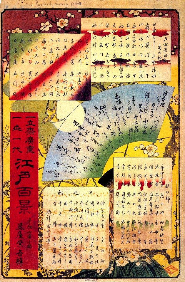 Hiroshige, Table of contents