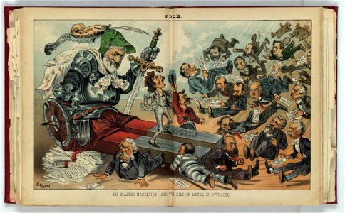 His boasted magnetism - and the kind of metal it attracts - Gillam. LCCN2012645214