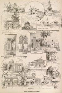 Histoire de l'habitation humaine, Constructions édifiées par Charles Garnier A