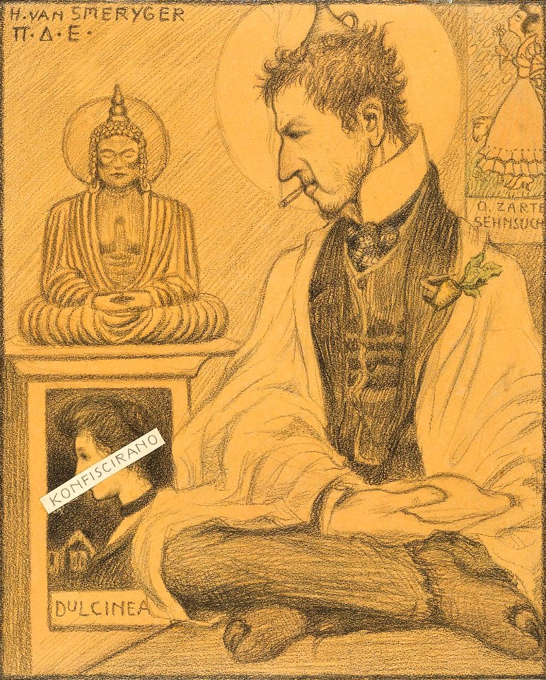 Hinko Smrekar - Avtoportret kot Buda