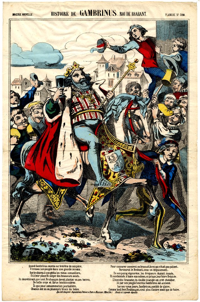 Histoire de Gambrinus. Roi de Brabant FIE IPO 74