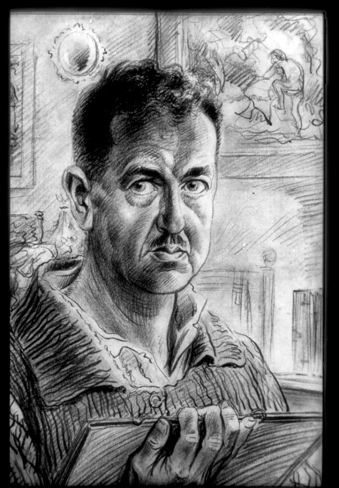Hinko Smrekar - self-portrait (1942)