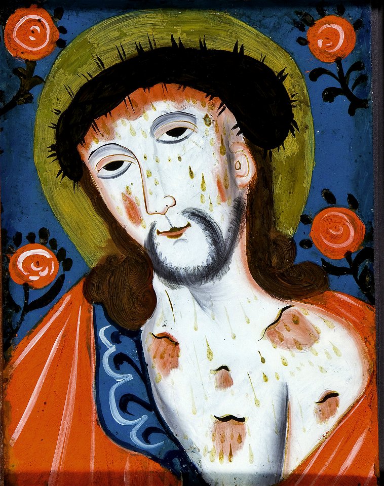 Hinterglasbild Ecce homo