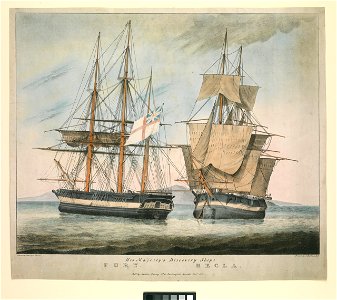 His Majesty's Discovery Ships Fury and Hecla RMG PY9224