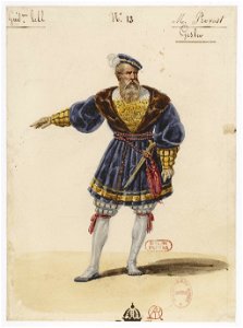 Hipollyte Lecomte - Guillaume Tell - No. 13 Gesler (M. Prévost)