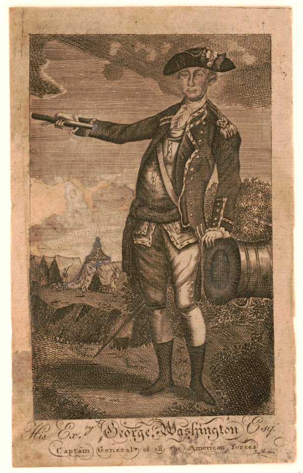 His excy. George Washington Esqr. captain general of all the American forces - J. Norman. LCCN2004666689