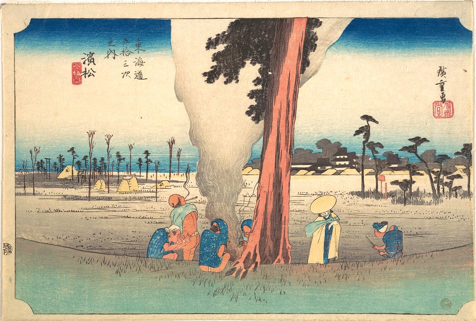 Hiroshige-53-Stations-Hoeido-30-Hamamatsu-MET-New-York-01