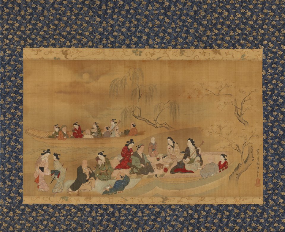 Hishikawa Moronobu, A Picnic, Edo period, Freer Gallery of Art