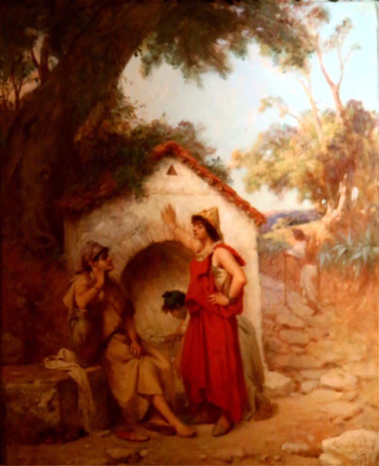 Hippolyte Lazerges - Algériennes autour de la fontaine