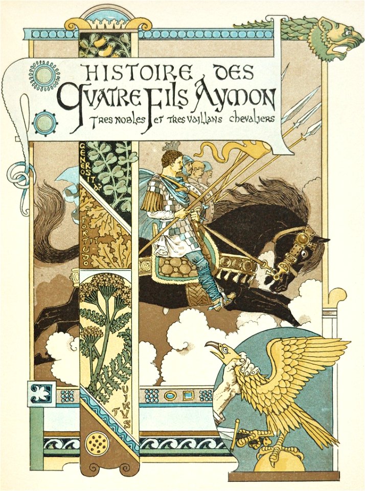 Histoire des Quatre Fils Aymon - Eugène Grasset