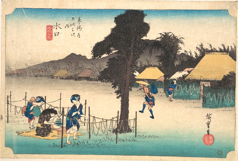 Hiroshige-53-Stations-Hoeido-51-Minakuchi-Met-New-York-01