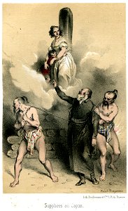 Histoire des Jésuites I p247 Supplices au Japon par T Fragonard