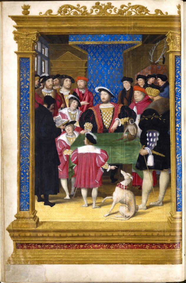 Histoire universelle de Diodore de Sicile - Frontispice - Musée Condé Ms721