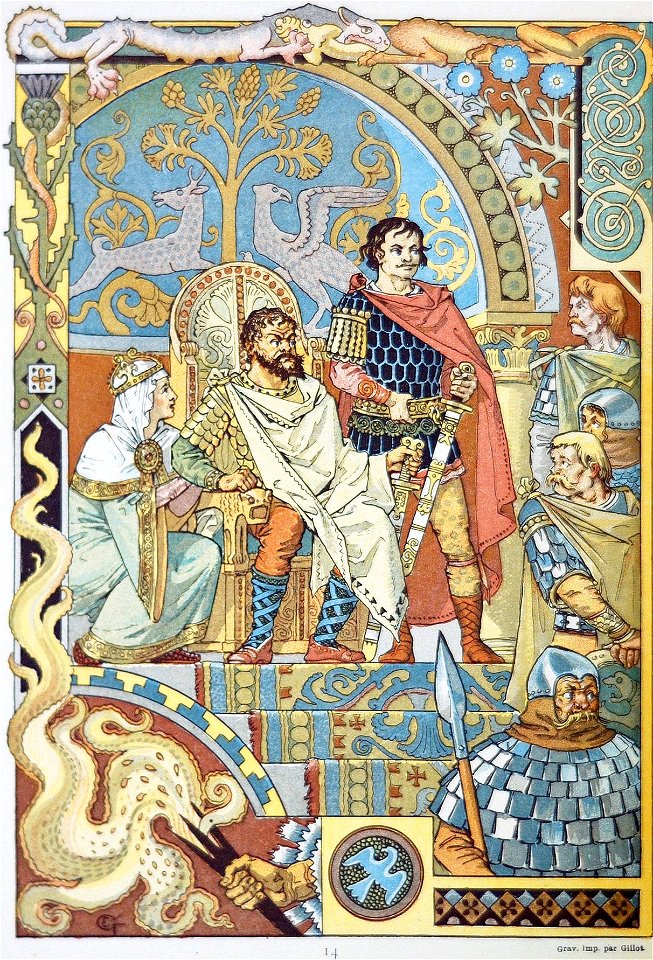 Histoire des Quatre Fils Aymon - Eugène Grasset - p.14