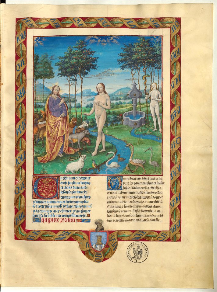 Histoire ancienne jusqu'à César - Adam et Ève - Arsenal Ms5081 f9