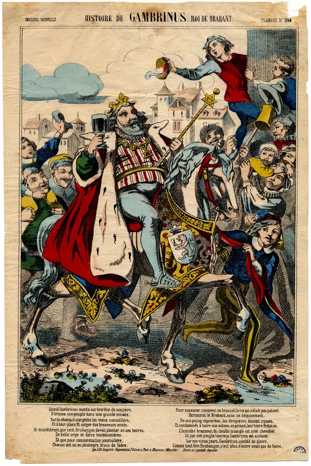 Histoire de Gambrinus. Roi de Brabant FIE IPO 67