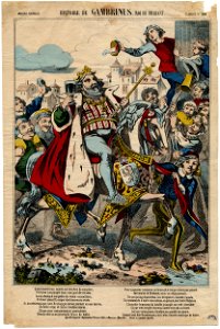 Histoire de Gambrinus. Roi de Brabant FIE IPO 67