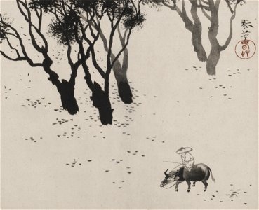Hishida Shunso - Herd Boy - 2002.27.7 - Yale University Art Gallery