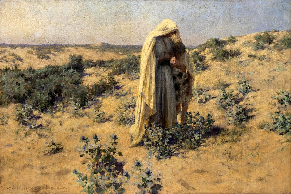 Hagar and Ishmael by George Hitchcock