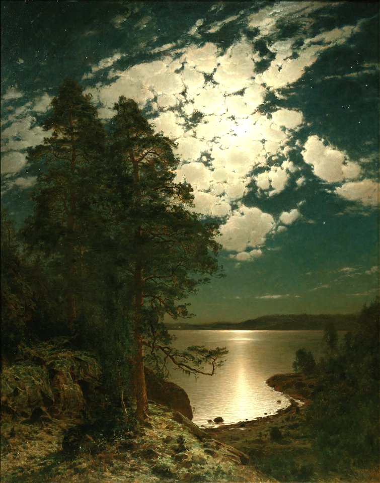 Hjalmar Munsterhjelm - Moonlit Night
