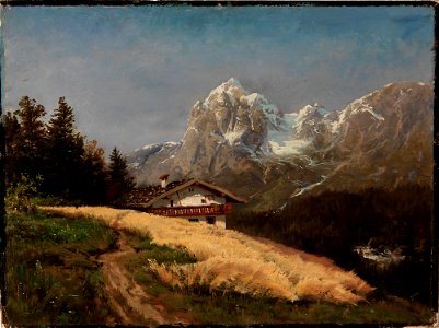 Hjalmar Munsterhjelm - View from Ramsau - A I 167 - Finnish National Gallery