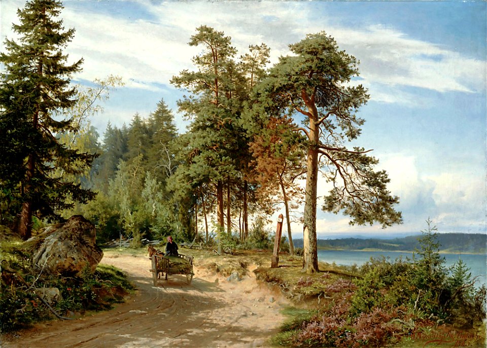 Hjalmar Munsterhjelm - Road in Finland