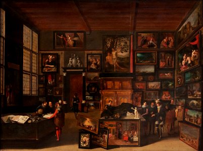 Hiëronymus Francken II (1578-1623) - Het kabinet van de kunstliefhebber - KMSK Brussel 25-02-2011 13-21-34