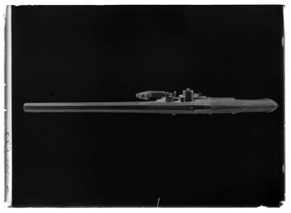 Hjullåspistol, Holland eller Baltikum ca 1630. Gustav II Adolfs pistoler vid Lützen 1632 - Livrustkammaren - 77973-negative