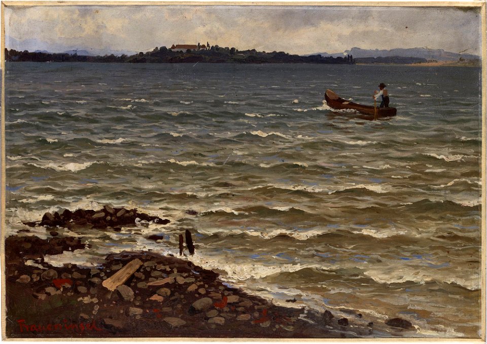 Hjalmar Munsterhjelm - Landscape, Pfaueninsel - A II 865-3 - Finnish National Gallery