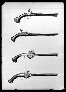 Hjullås-flintlåspistoler - Livrustkammaren - 68779