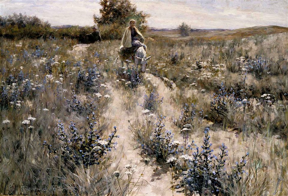 George Hitchcock - The Flight into Egypt - 1993.50 - Smithsonian American Art Museum
