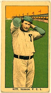 Hitt, Vernon Team, baseball card portrait LCCN2008677351
