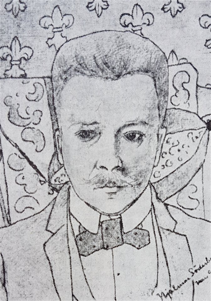 Hjalmar Söderberg självporträtt 1895