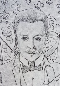 Hjalmar Söderberg självporträtt 1895