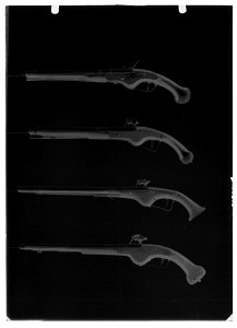 Hjullåspistoler - Livrustkammaren - 43095-negative