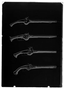 Hjullåspistoler - Livrustkammaren - 51656-negative