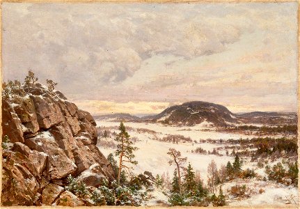 Hjalmar Munsterhjelm - Winter Morning - A-2002-595 - Finnish National Gallery