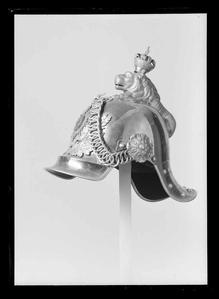 Hjälm general av kavalleriet, Danmark - Livrustkammaren - 18364