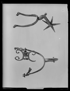 Hjulsporre, högersporre, 1600-tal - Livrustkammaren - 10749