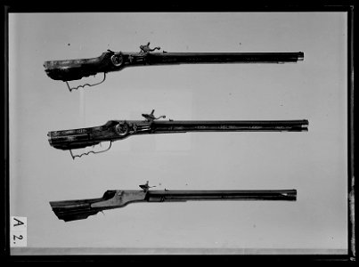 Hjullåsstudsare, pipan möjligen svensk, 1600-talets mitt - Livrustkammaren - 77912